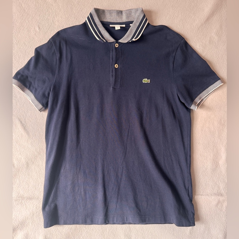 Lacoste Men's Navy Polo Shirt